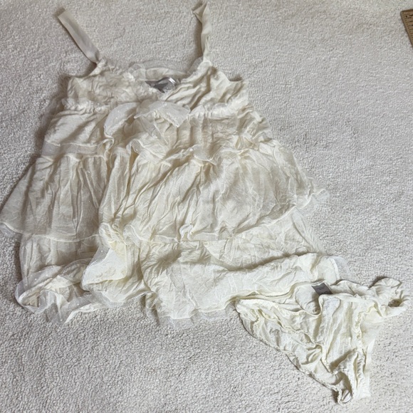Victoria’s Secret-Y2K Cream Tiered Shimmer Cami & Underwear Set-S-NWOT - Picture 1 of 6